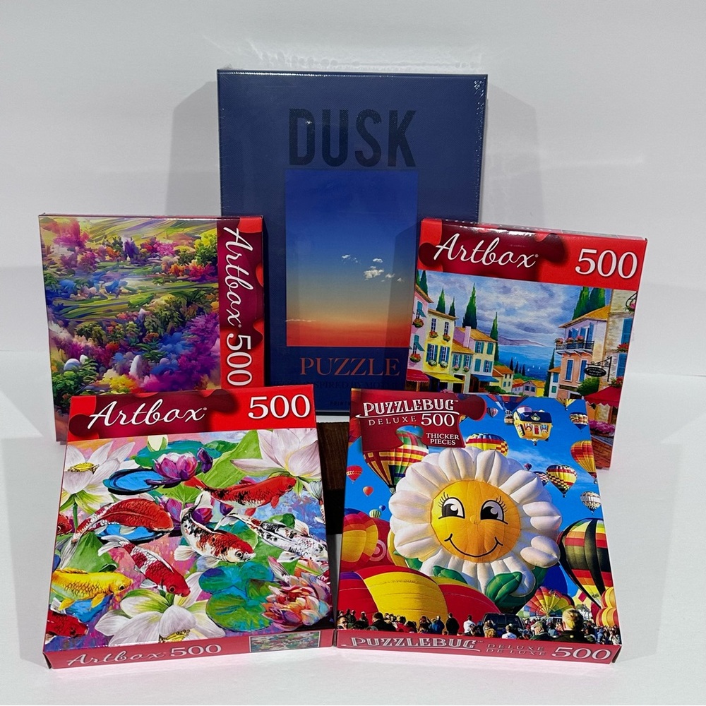 Bundle of 5 500 Piece Puzzles
